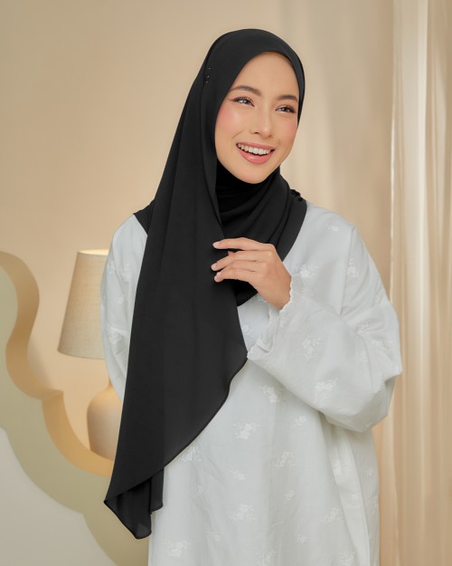 Hari Shawl - Jade Black