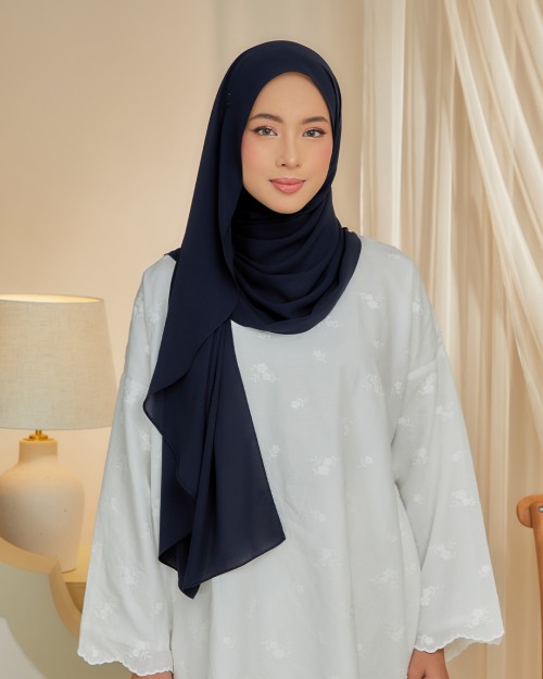 Hari Shawl - Oxford Blue